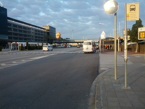 Bus stop at BCN